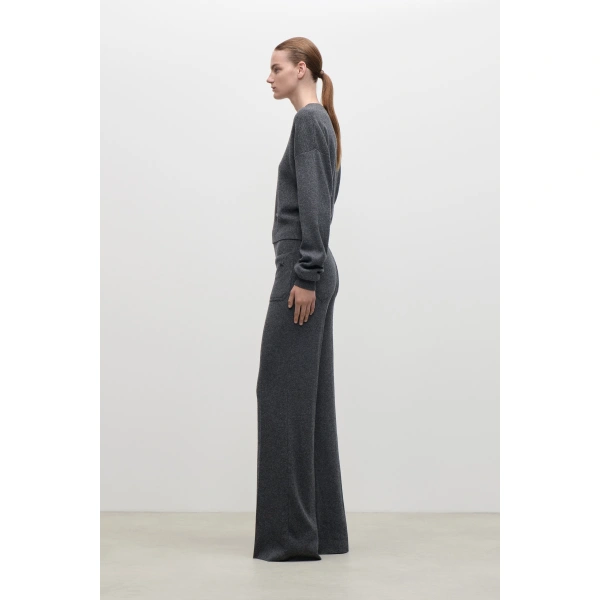 Victoria Beckham Luna Jumper in Dark Grey | Sweaters | Coveti, view 3