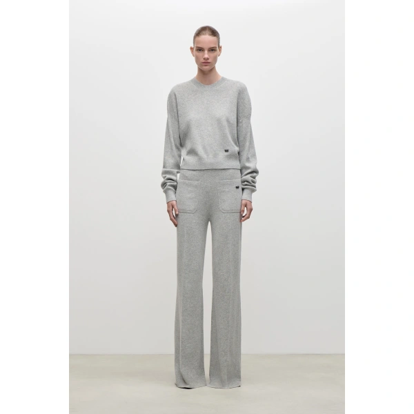 Victoria Beckham Luna Jumper in Light Grey | Sweaters | Coveti, view 2