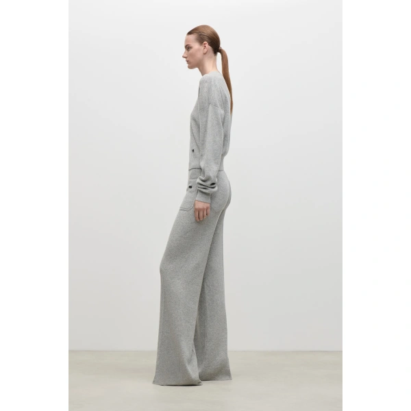 Victoria Beckham Luna Jumper in Light Grey | Sweaters | Coveti, view 3