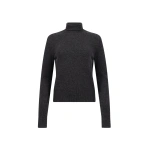 Victoria Beckham Marie Jumper in Dark Grey Melange | Sweaters | Coveti
