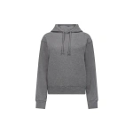 Victoria Beckham Mica Hoodie in Mid Grey Marl | Hoodies | Coveti