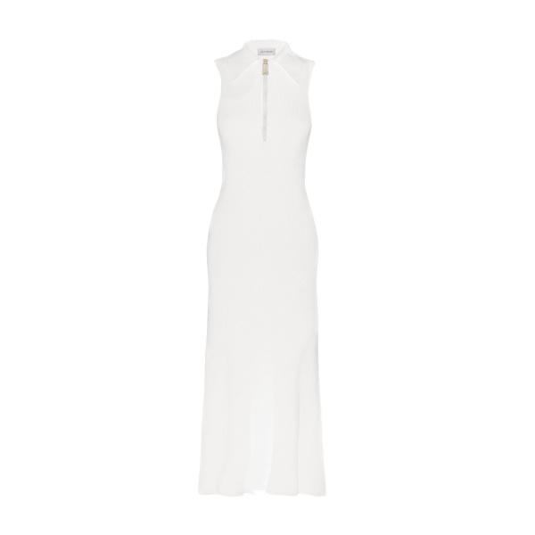Mira Midi Dress in White