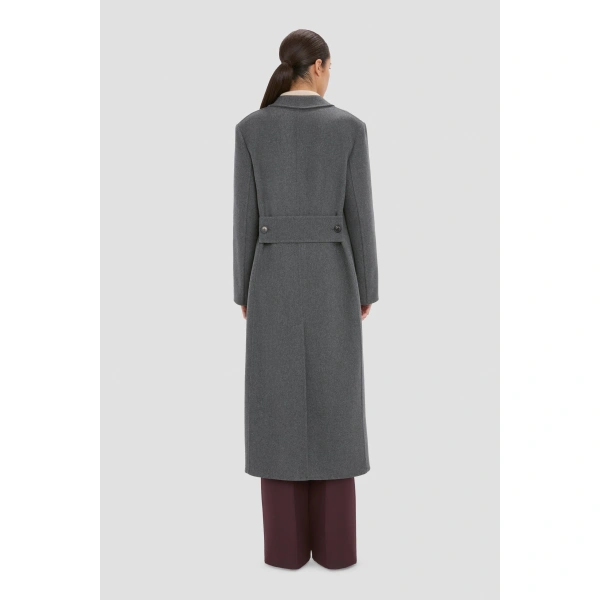 Victoria Beckham Overcoat in Grey Melange | Wool & Cashmere Coats | Coveti, view 5