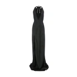 Victoria Beckham Panelled Cami Gown in Black | Evening Gowns | Coveti