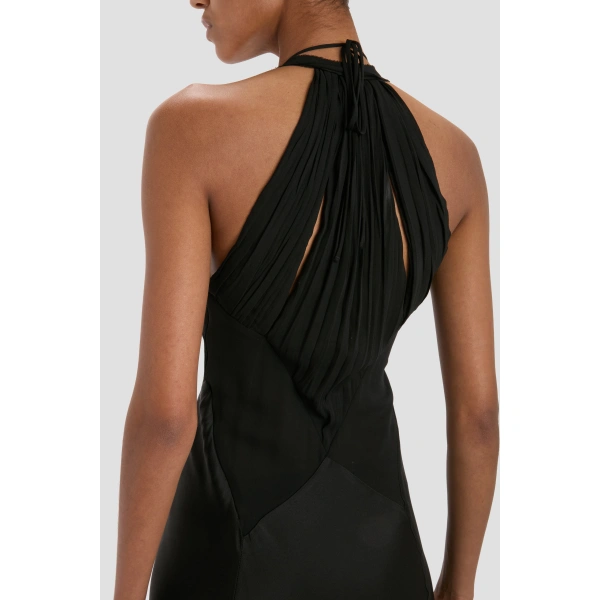 Victoria Beckham Panelled Cami Gown in Black | Evening Gowns | Coveti, view 5