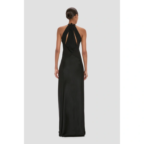Victoria Beckham Panelled Cami Gown in Black | Evening Gowns | Coveti, view 6