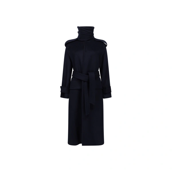 Philippa Trench Coat in Midnight