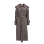 Victoria Beckham Philippa Trench Coat in Ore | Trench Coats | Coveti