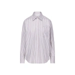 Victoria Beckham Pocket Detail Shirt in Lavender Grey | Shirts | Coveti