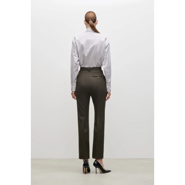 Victoria Beckham Pocket Detail Shirt in Lavender Grey | Shirts | Coveti, view 5
