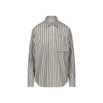 Victoria Beckham Pocket Detail Shirt in Marsh Green White | Shirts | Coveti