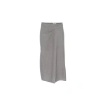 Victoria Beckham Pressed Skirt in Ore | Midi Skirts | Coveti