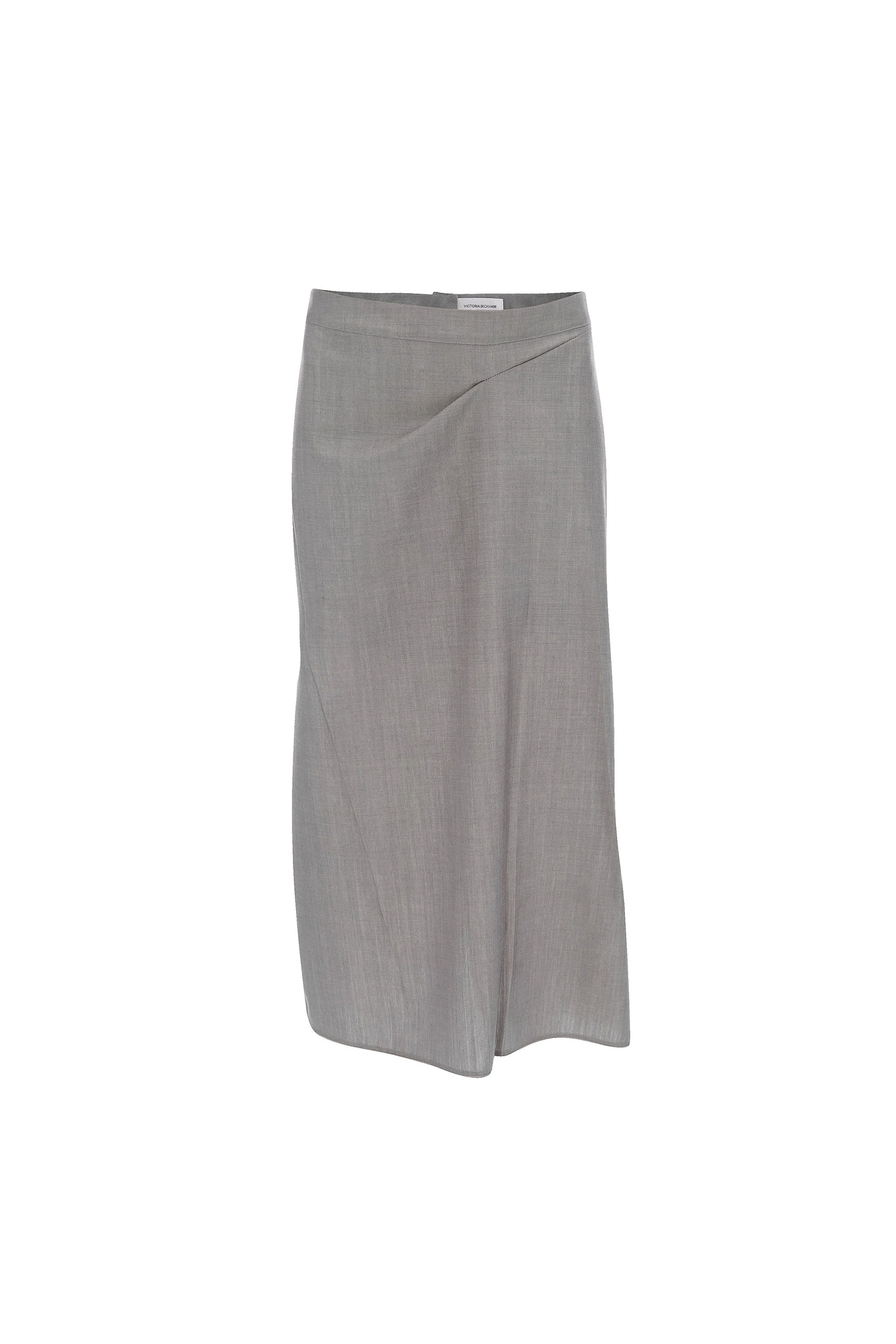 Victoria Beckham Pressed Skirt in Ore Victoria Beckham Pressed Skirt in Ore | Midi Skirts | Coveti