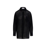 Victoria Beckham Remi Shirt in Black | Shirts | Coveti