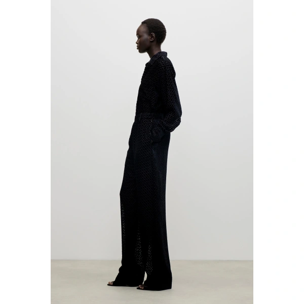 Victoria Beckham Remi Shirt in Black | Shirts | Coveti, view 3