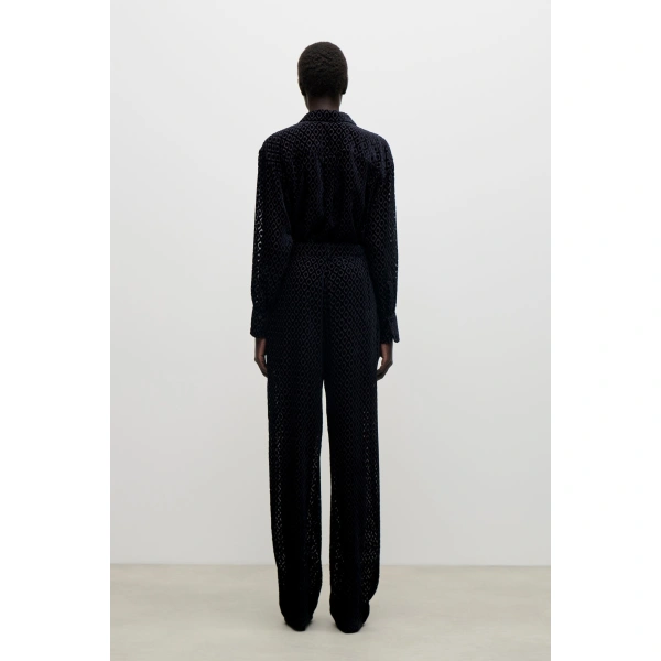 Victoria Beckham Remi Shirt in Black | Shirts | Coveti, view 4