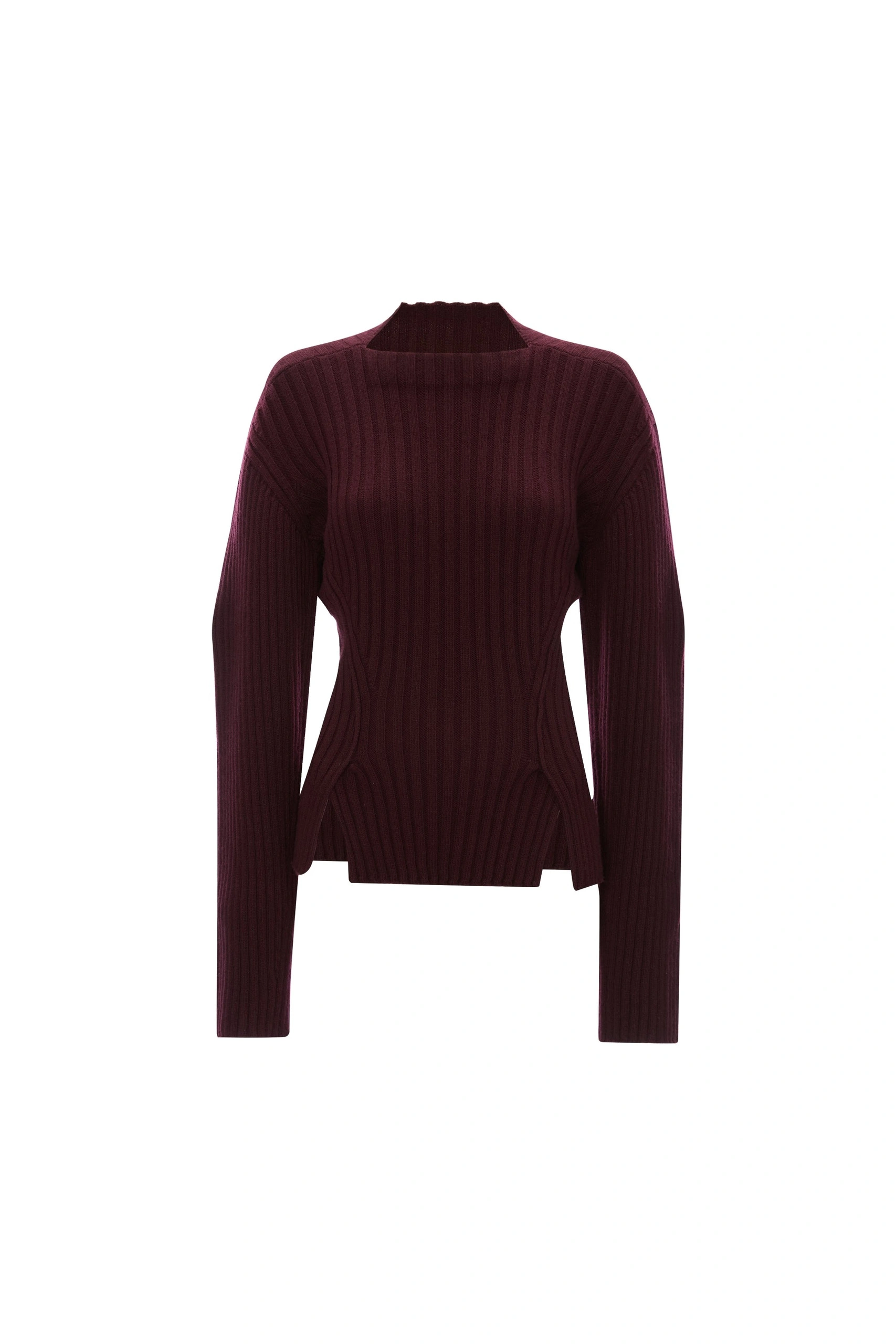 Victoria Beckham Ribbed Jumper in Acai Victoria Beckham Ribbed Jumper in Acai | Sweaters | Coveti