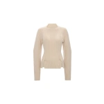Victoria Beckham Ribbed Jumper in Elderflower | Sweaters | Coveti