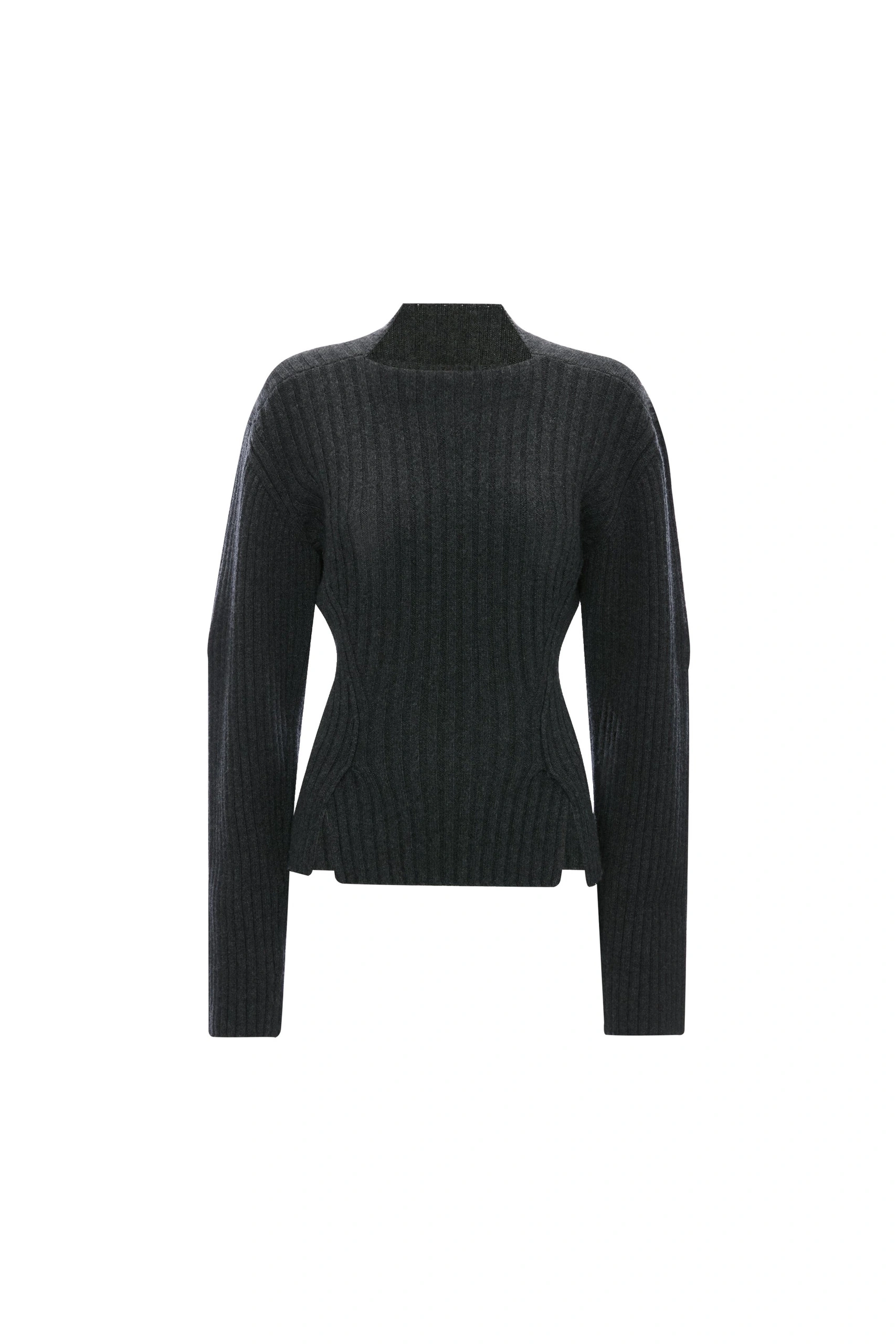Victoria Beckham Ribbed Jumper in Ore Melange Victoria Beckham Ribbed Jumper in Ore Melange | Sweaters | Coveti