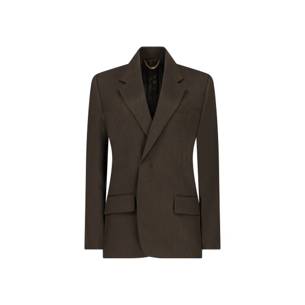 Single Breasted Jacket in Golden Ember