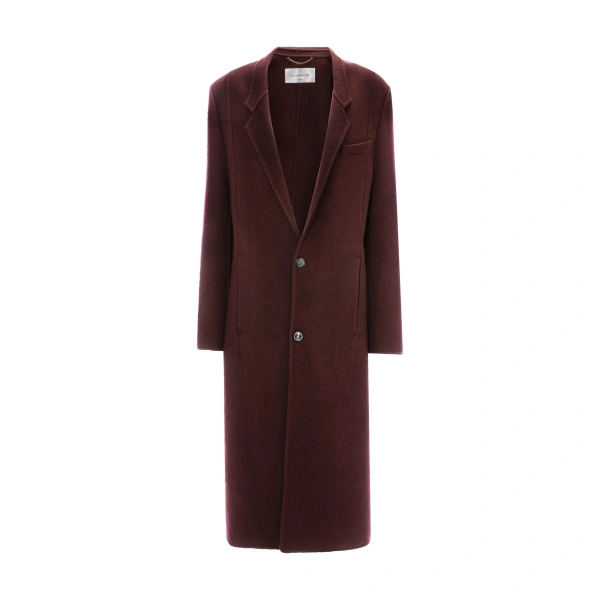 Tailored Coat in Acai