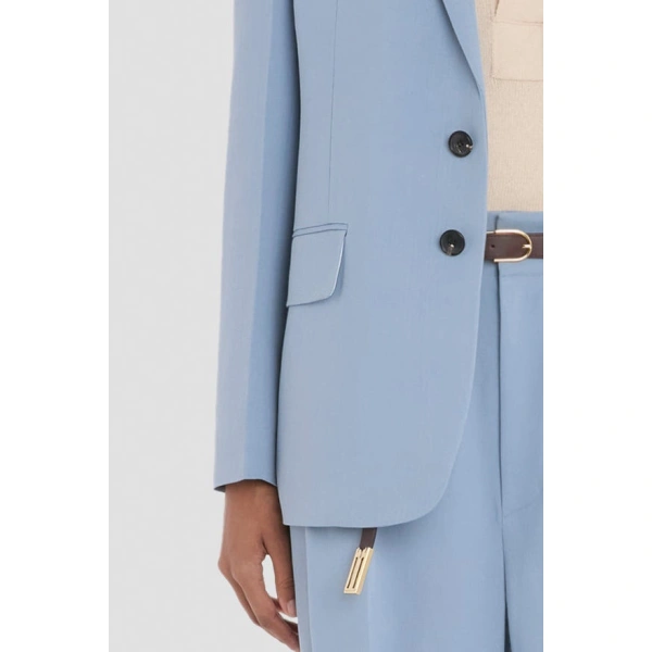 Victoria Beckham Tailored Jacket in Ocean Mist | Blazers | Coveti, view 5