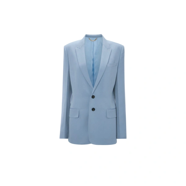 Victoria Beckham Tailored Jacket in Ocean Mist | Blazers | Coveti