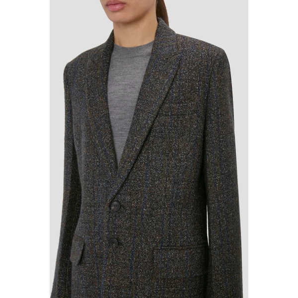 Victoria Beckham Tailored Jacket in Ore Melange | Blazers | Coveti, view 4