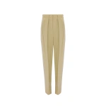 Victoria Beckham Tailored Trouser in Beige | Tailored Pants | Coveti