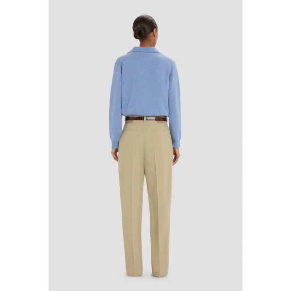 Victoria Beckham Tailored Trouser in Beige | Tailored Pants | Coveti, view 6