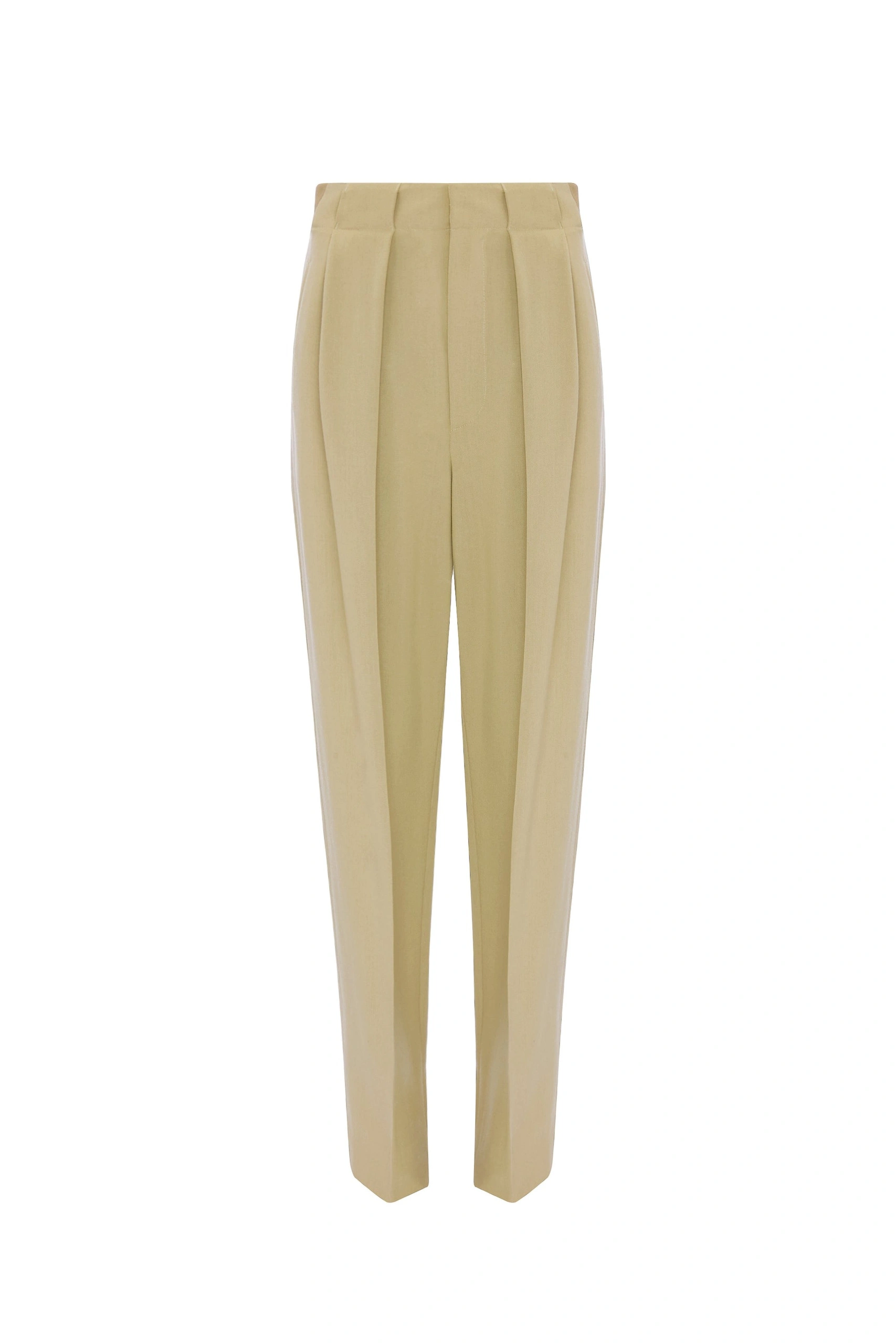 Victoria Beckham Tailored Trouser in Beige Victoria Beckham Tailored Trouser in Beige | Tailored Pants | Coveti