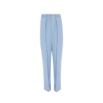 Victoria Beckham Tailored Trouser in Blue | Tailored Pants | Coveti