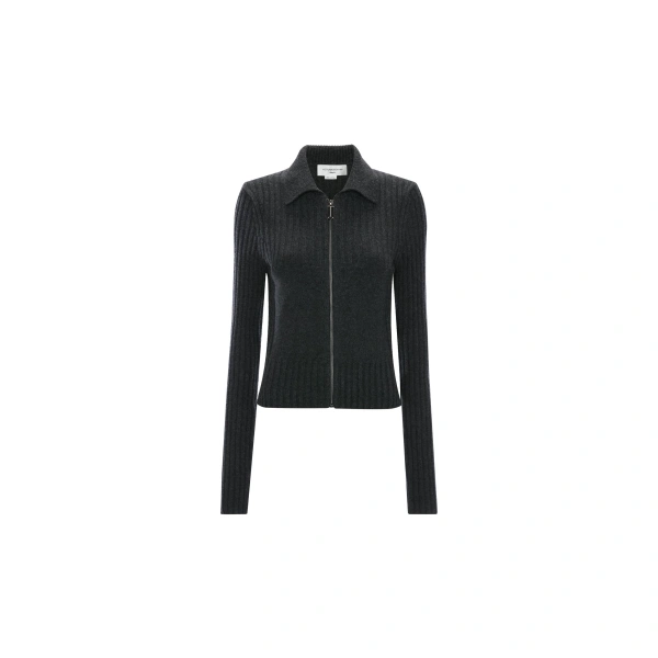 Zip Jumper in Ore Melange