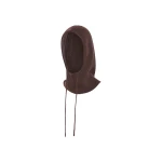 Yves Salomon Cashmere Knit Balaclava in Brown | Hats | Coveti