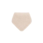 Yves Salomon Cashmere Lambskin Shearling Bandana in Beige | Scarves | Coveti
