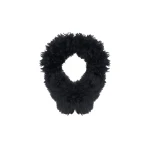 Yves Salomon Cashmere Lambskin Shearling Earmuffs in Black | Hats | Coveti