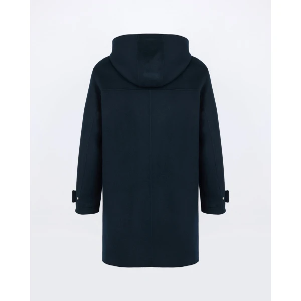 Yves Salomon Double-Faced Cashmere Hooded Coat in Navy | Men's Coats | Coveti