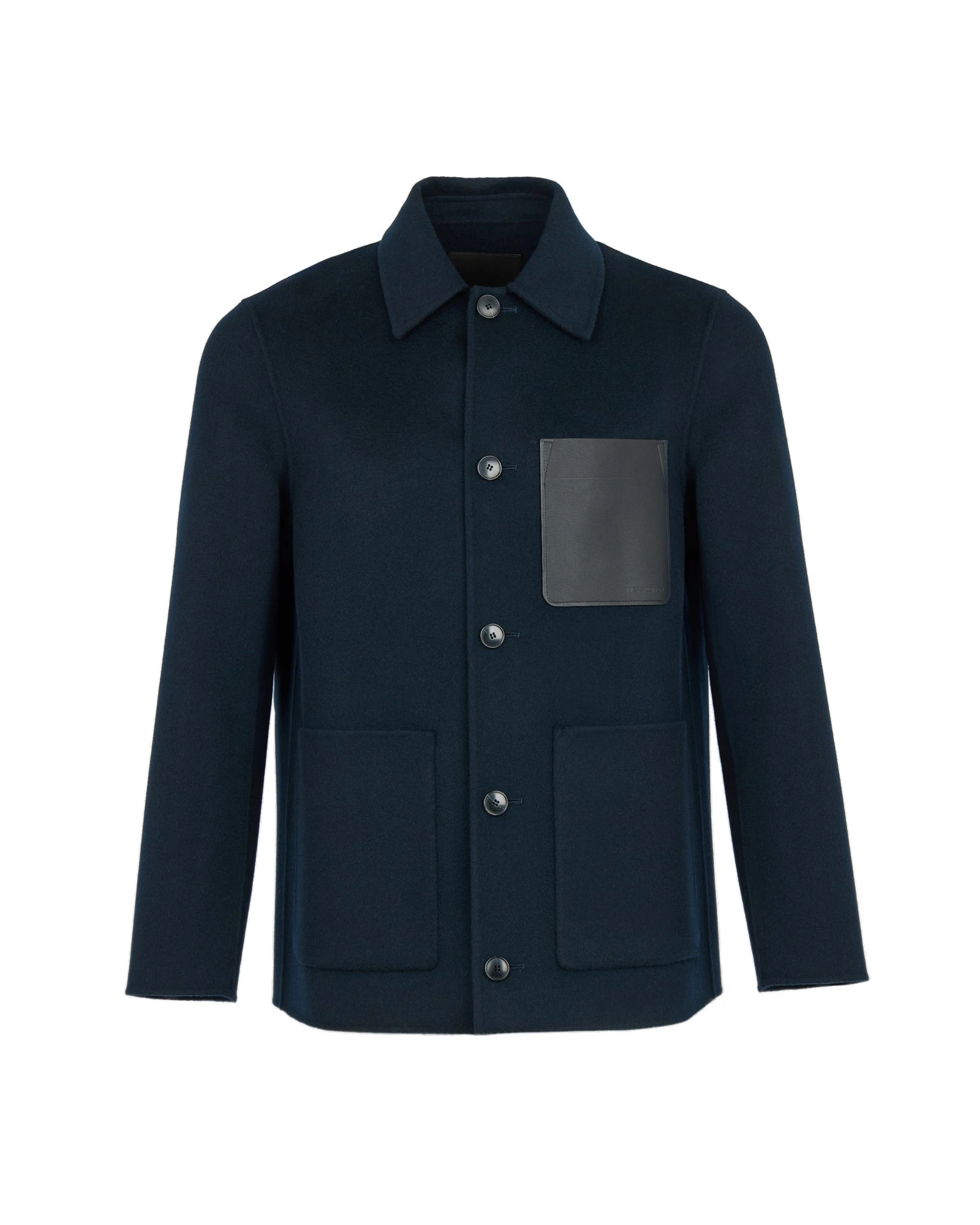 Yves Salomon Double-Sided Wool and Cashmere Workwear Jacket in Navy Yves Salomon Double-Sided Wool and Cashmere Workwear Jacket in Navy | Men Jackets | Coveti