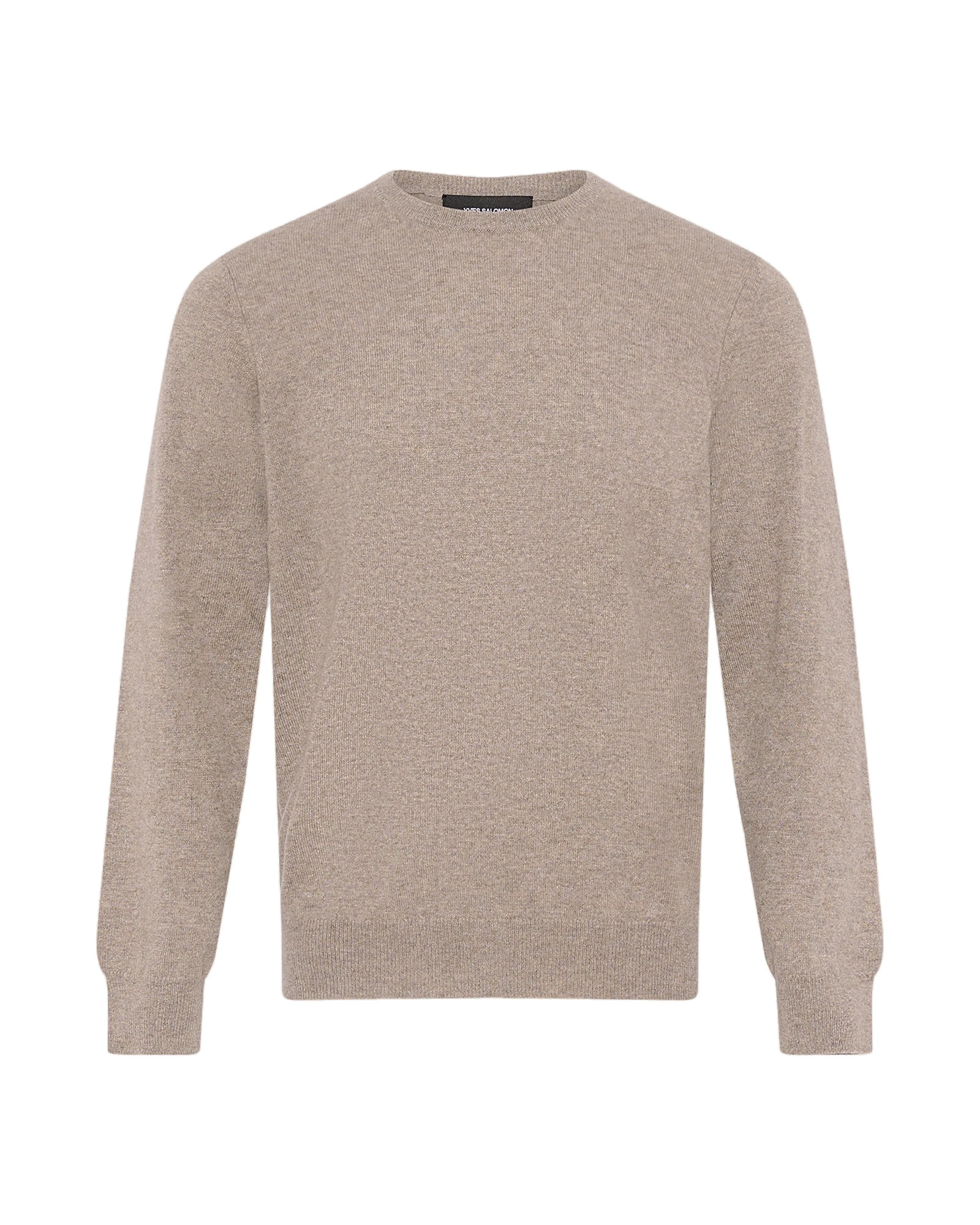 Yves Salomon Fine Cashmere Crew Neck Jumper in Pampas Beige Yves Salomon Fine Cashmere Crew Neck Jumper in Pampas Beige | Men's Knitwear | Coveti