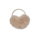 Yves Salomon Fox Fur Earmuffs in Beige | Women | Coveti