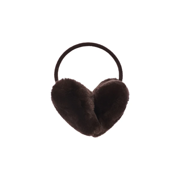 Yves Salomon Fox Fur Earmuffs in Brown | Women | Coveti