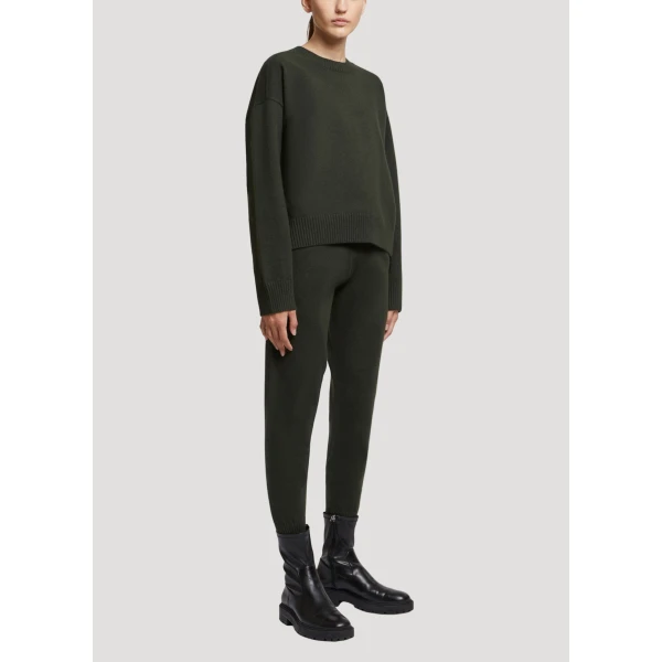 Yves Salomon Knit Jumper in Brown | Sweaters | Coveti