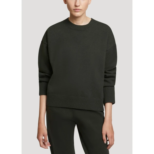 Yves Salomon Knit Jumper in Brown | Sweaters | Coveti