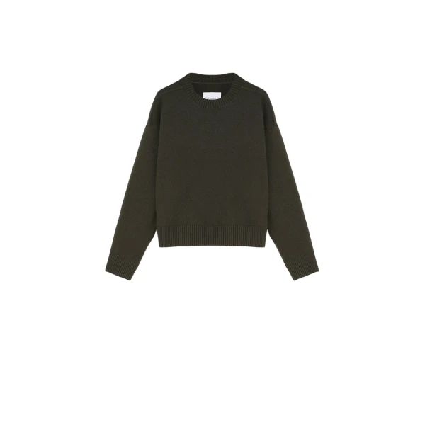 Yves Salomon Knit Jumper in Brown | Women | Coveti