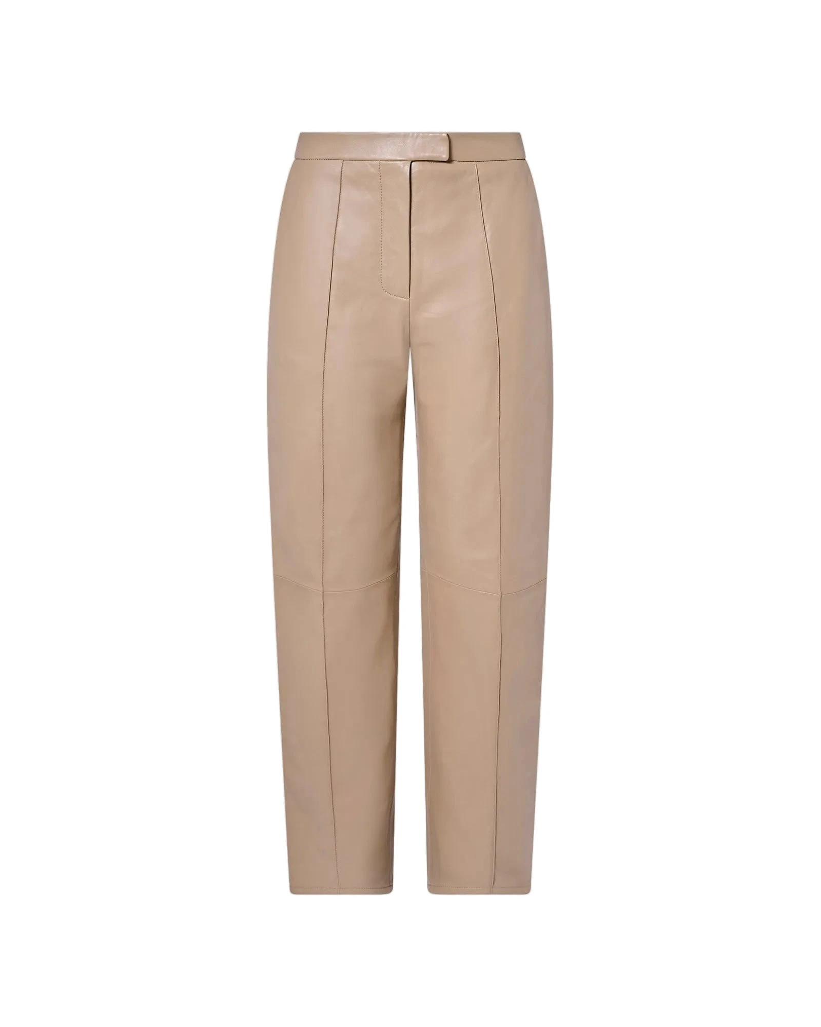 Yves Salomon Leather Tailored Trousers in Grey Yves Salomon Leather Tailored Trousers in Grey | Women | Coveti