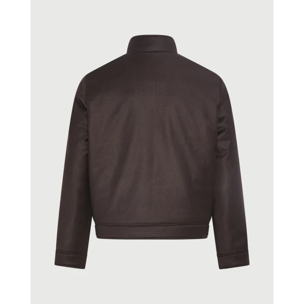 Yves Salomon Loro Piana Waterproof Down Jacket with Plucked Mink Collar in Brown | Men's Jackets | Coveti