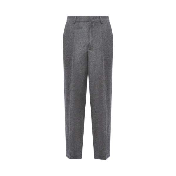 Loro Piana Wool and Cashmere Flannel Chinos in Anthracite