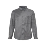 Yves Salomon Loro Piana Wool and Cashmere Flannel Overshirt in Anthracite | Men Shirts | Coveti