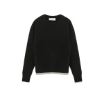 Yves Salomon Merino Knit Jumper in Black | Women | Coveti