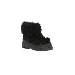 Yves Salomon Merino Lambskin Shearling Boots in Black | Boots | Coveti